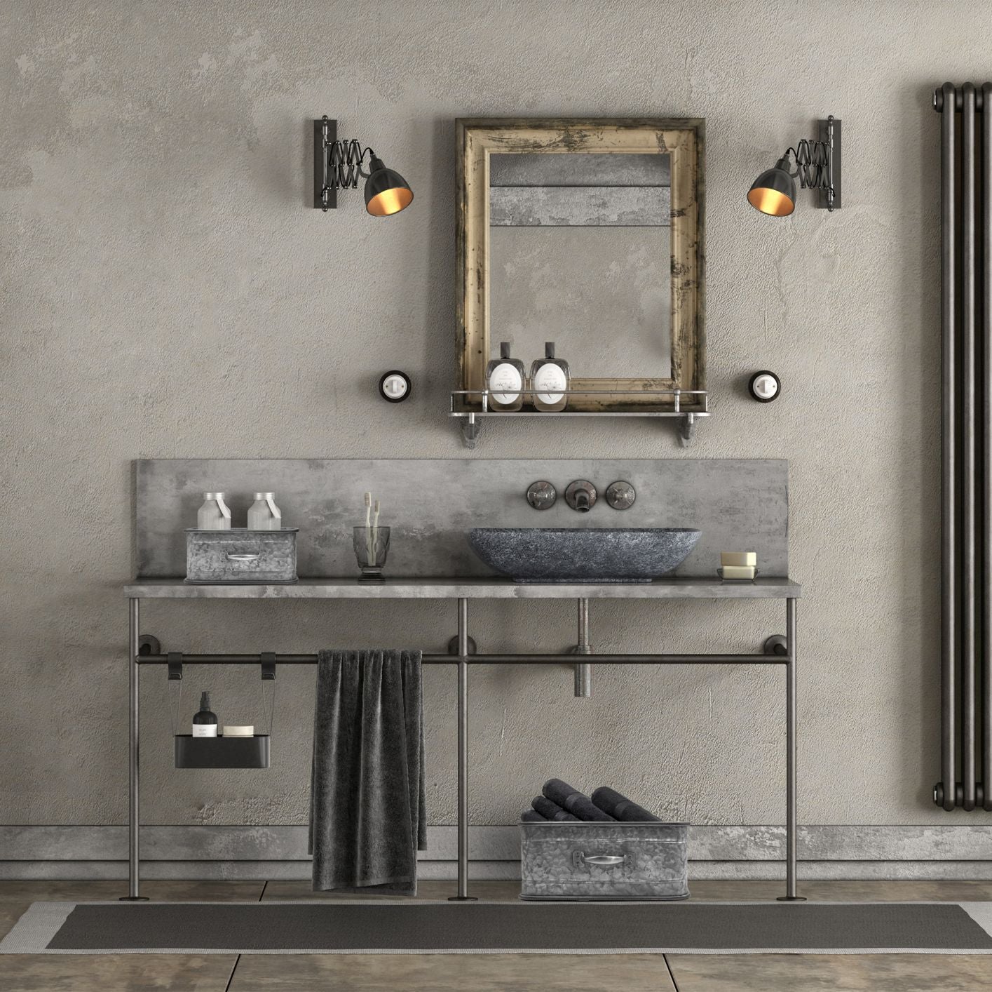 metallboxen aufbewahrung 2er Set Metallbox Kiste mit Henkel, zur Aufbewahrung, Regal, Deko oder